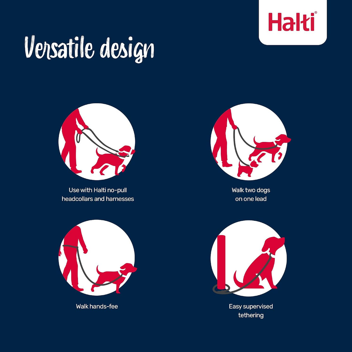 Halti Headcollar & Training Leash Bundle – Essentials for Dogs - Size 5 Head Collar - image 4