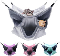 LYART Sugar Glider Pouch Hammock Bed Bedding - 1.Grey