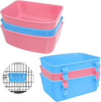 6 Pack Feeder, Hanging Feeder, Food and Water Container - S