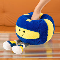 Xiyuan 12 inch rugby plush toy with smiling face and feet - view 13