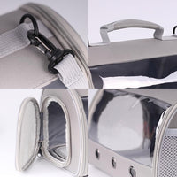 Bearded Dragon Travel Carrier Backpack, Lizard Backpack Carrier - Grey / TPU Carrier+MAT - image 4