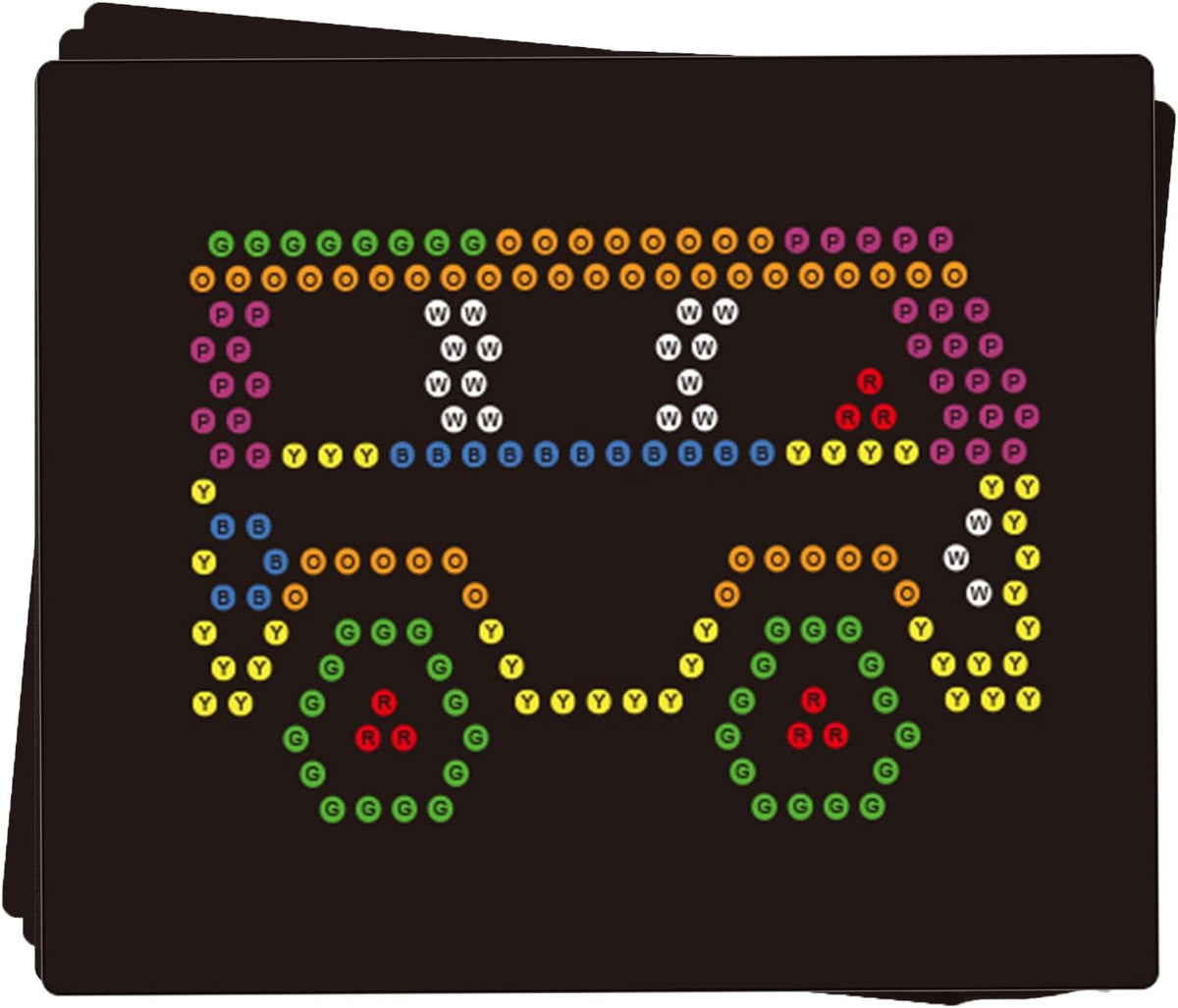 Refill Templates 20PCS for 8''x6.75'' Magic Light Up Board - Transportation Theme 20PCS