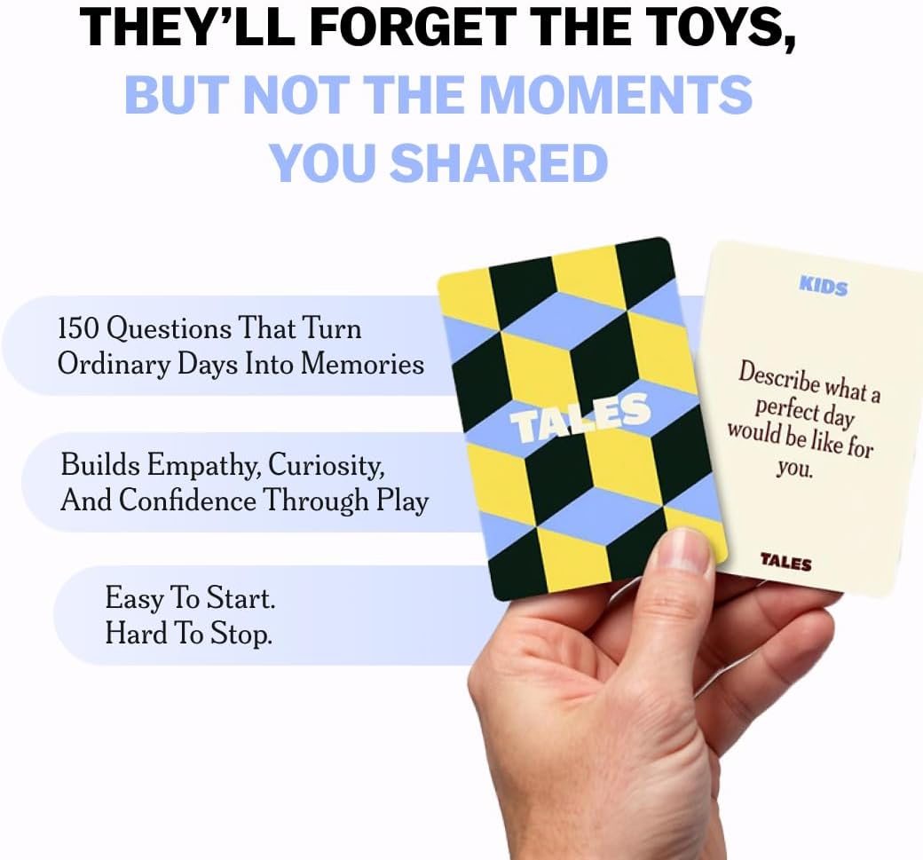 TALES 150 Conversation Cards, Create Meaningful Connections - Kids Edition - image 3