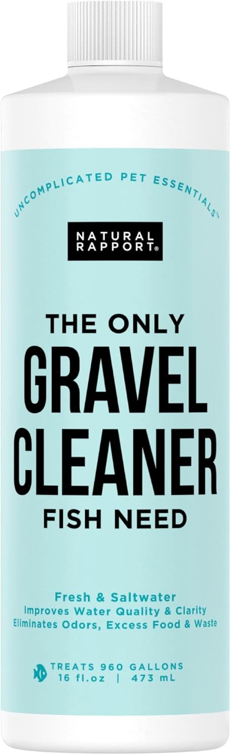 Natural Rapport Aquarium Gravel Cleaner, No-Vacuum Waste Reducer - 16 Fl Oz (Pack of 1)
