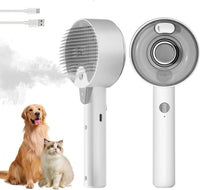 Cat Steam Brush for Indoor Cats - Gray