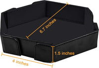 SIQUK magnetic folding hexagon dice tray in PU leather with velvet lining - view 15