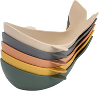 mushie Stackable Bath Boats Floating Toy, Made in Denmark - Whales Retro - image 2