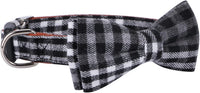 Faleela Soft &Comfy Bowtie Dog Collar - Medium (Pack of 1) / Black And Whit - image 3