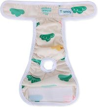 Teamoy Female Dog Diapers, Washable Doggie Period Diaper - XS (Pack of 4) / Flamingo+ Cloud+ Green+ Pink (4pcs) - image 2