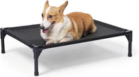 Garnpet Elevated Dog Bed for Large Dogs - Dark Grey / Small