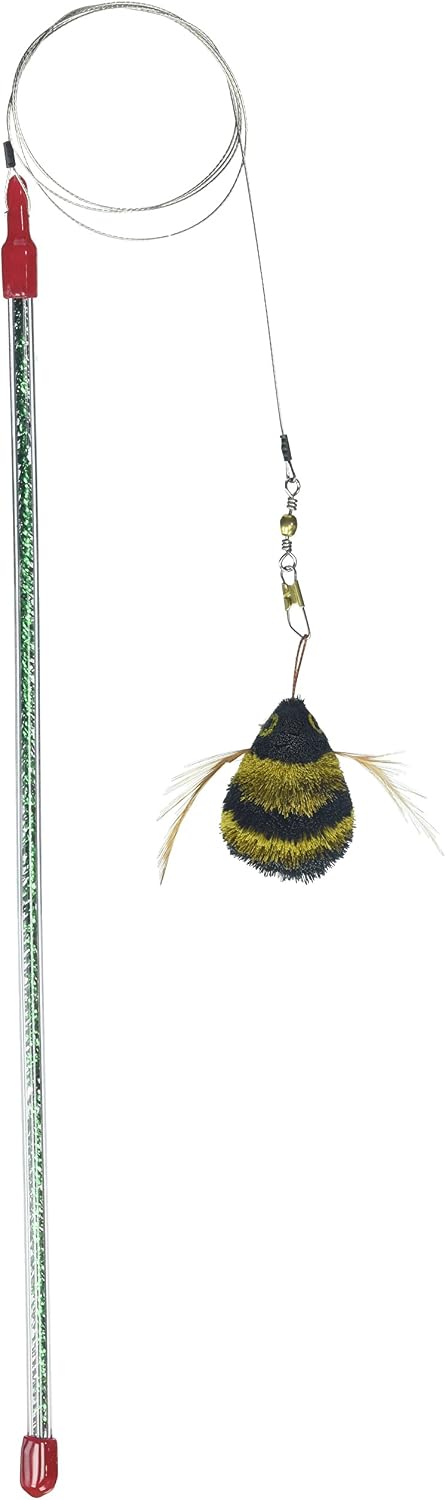 GoCat Cat Catcher Da Bee Cat Toy, Handmade in The USA – Essentials for Cats