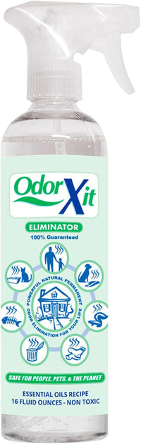 Pet Urine Odor Eliminator Spray 16oz + Concentrate 4oz – Natural, Safe & Effective Odor Neutralizer for Pets & Home