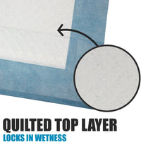 BV Puppy Pads Leak-Proof 100 Count 22"x 22" - 100 Count (Standard) - image 3