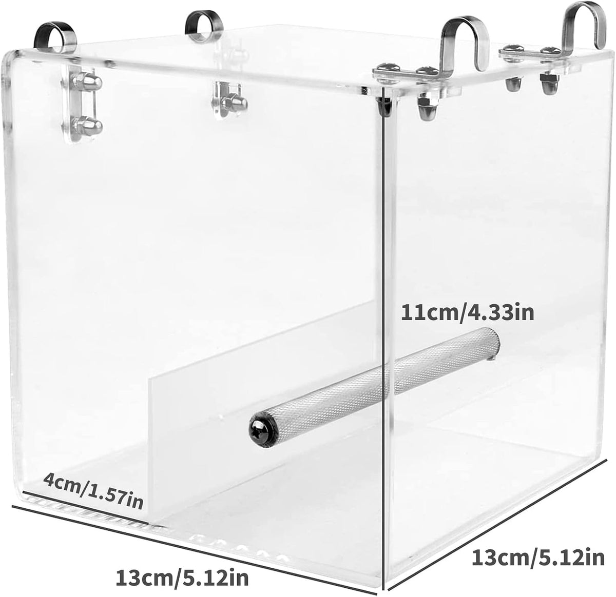 No Mess Bird Feeder for Cage - Small-5.1 Inch x 5.1 Inch - image 3