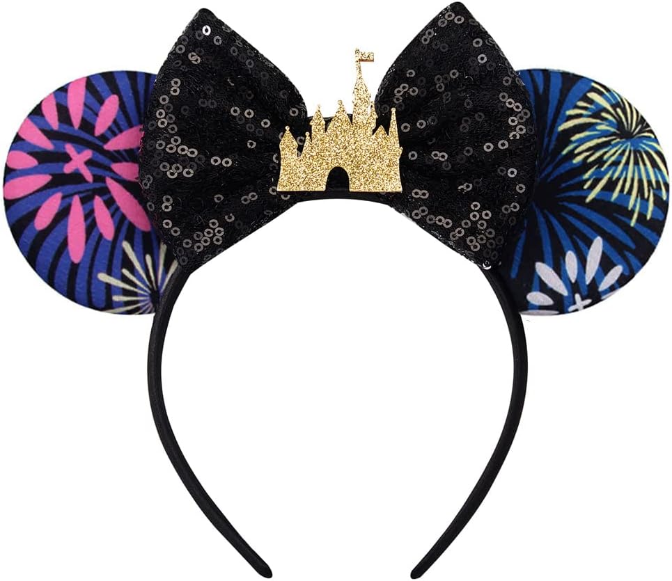 RAZKO Mouse Ears Headband - Black Castle