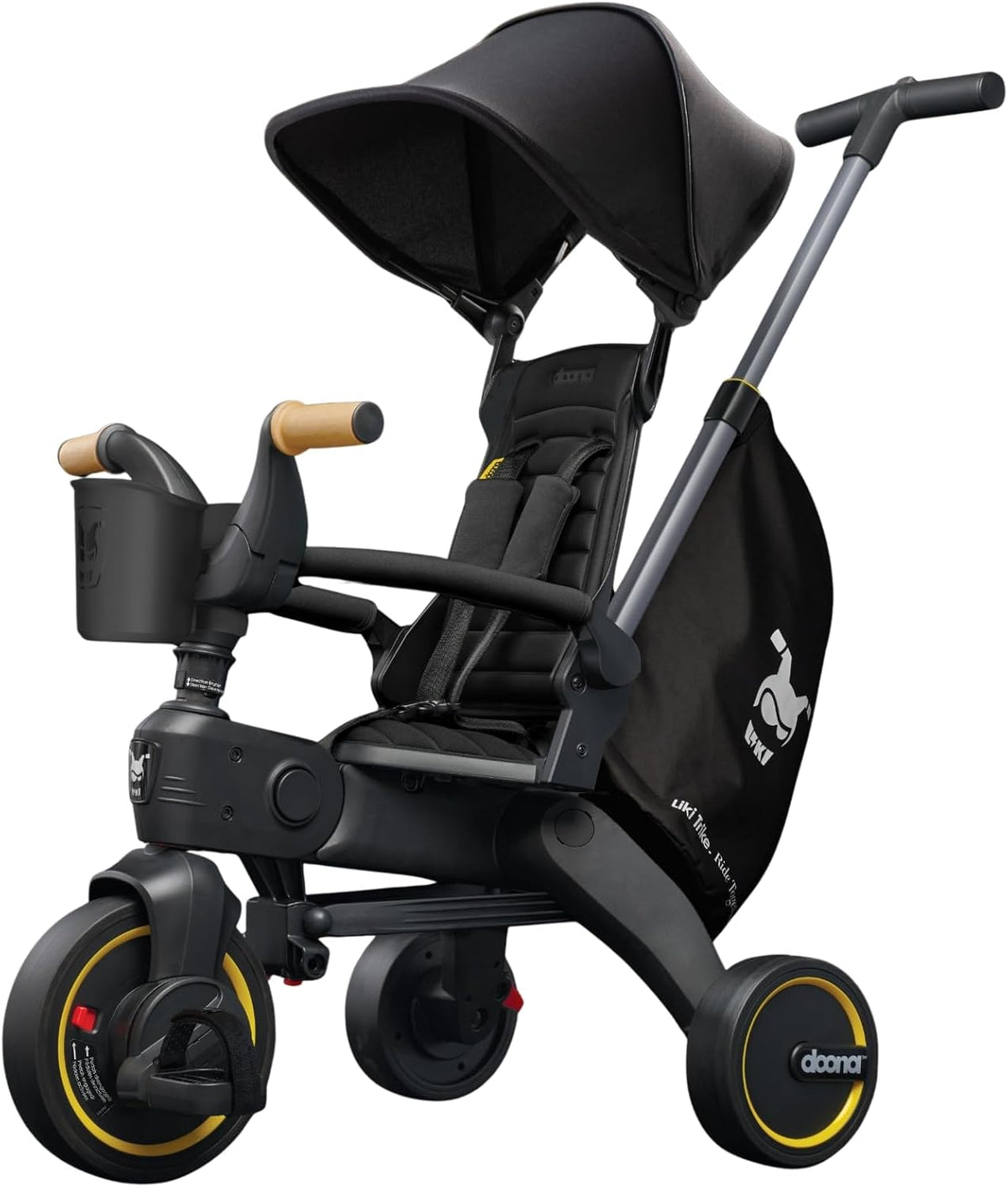 Doona Liki Trike S3, Foldable Tricycle - Nitro Black / S5