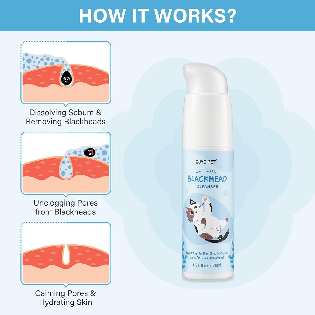 Cat Chin Acne Care Kit, Gently Removes Cat Chin Blackheads - image 3