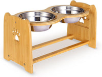 X-ZONE PET Elevated Dog Bowls for Cats and Dogs - L- Height 5.1" up to 10" - image 2