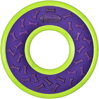 Hero Outer Armor, Fetch Ring Dog Toy, Floats & Squeaks, Blue – Essentials for Dogs - Ring - Purple