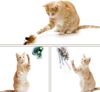Cat Insect Feather Toys Replacement Cat Toy Wand Refills - Style 2 - image 2