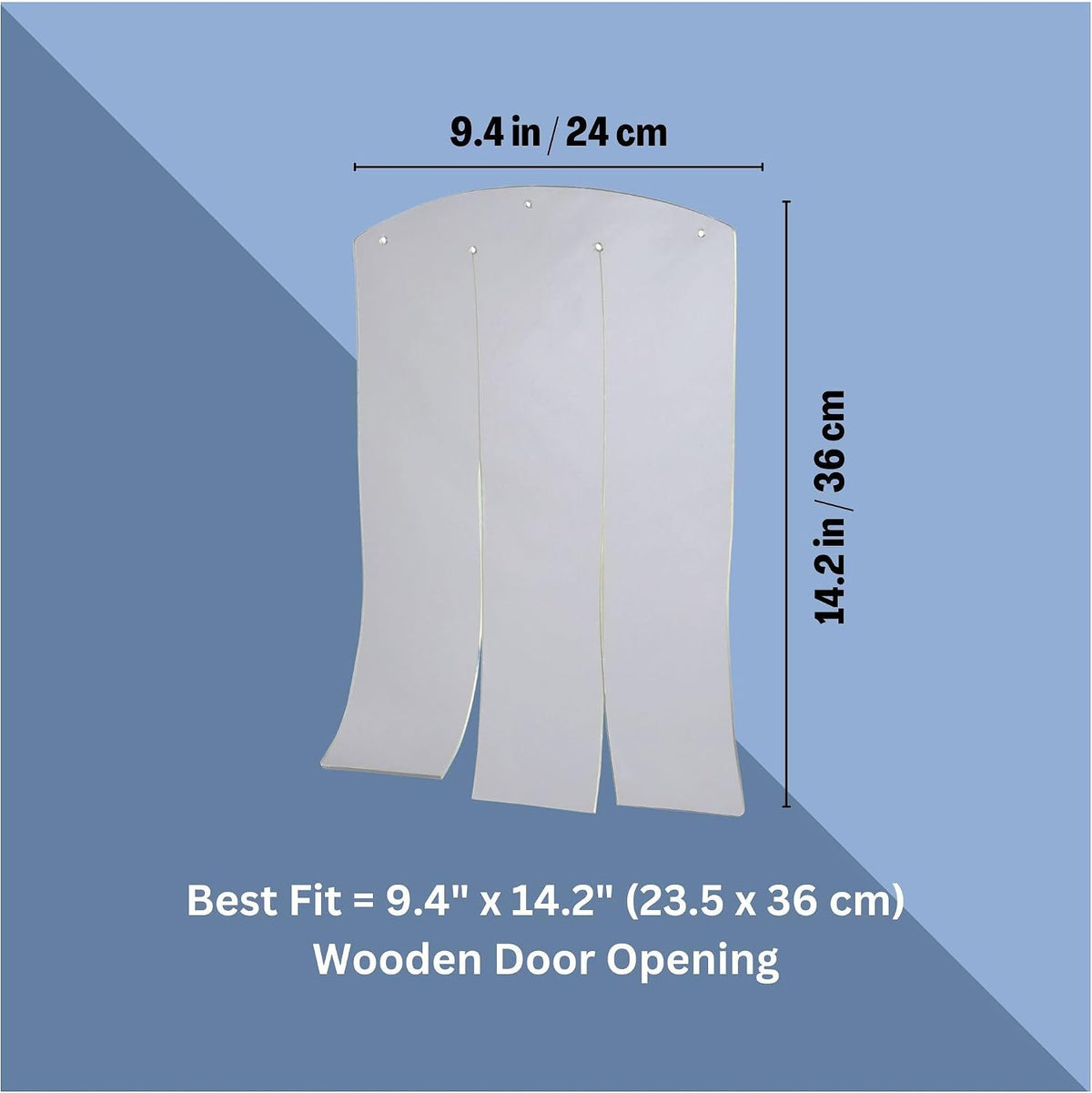 Trixie Vinyl Dog Door Flap - 9.4 x 14.2 inch - image 2