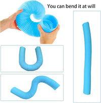 Plastic Hamster Tunnels, Small Animal Tubes - 【Blue】 / 【2 PCS】 - image 4