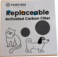 Wall Mount Dog Poop Trash Can Outside Odor Control - Replaceable Filter 4-Pack - image 4