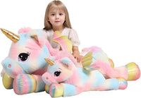 FFxiong 44 Inch Giant Unicorn Stuffed Animal Pillow - Multi / 44 Inch - image 4