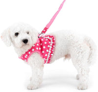 Step-in Dog Harness and Leash Set for Small Dogs - XL / pink - image 3