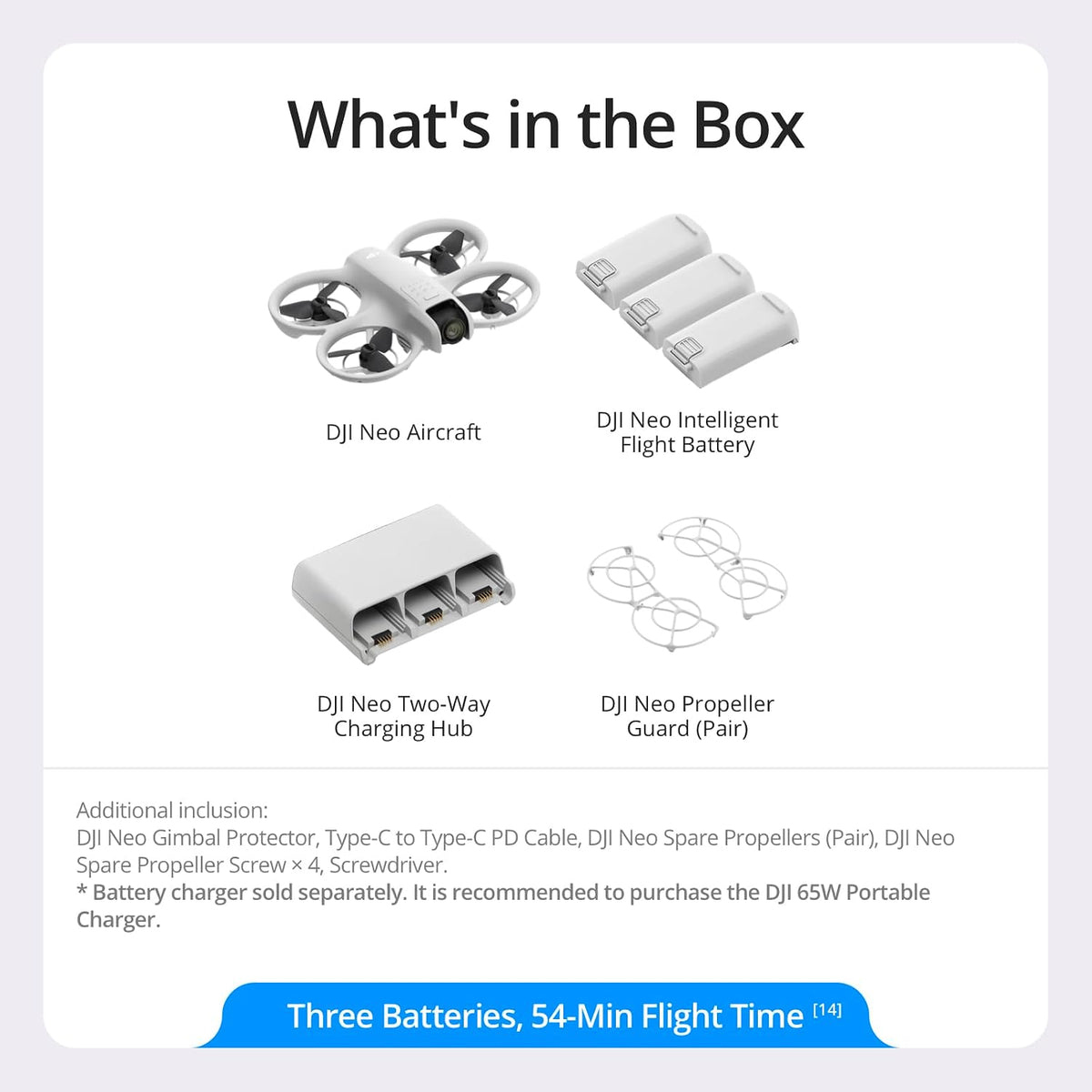 DJI Neo, Mini Drone with 4K UHD Camera for Adults, Palm Takeoff - DJI Neo Three-Battery Combo (Controller-Free) - image 3