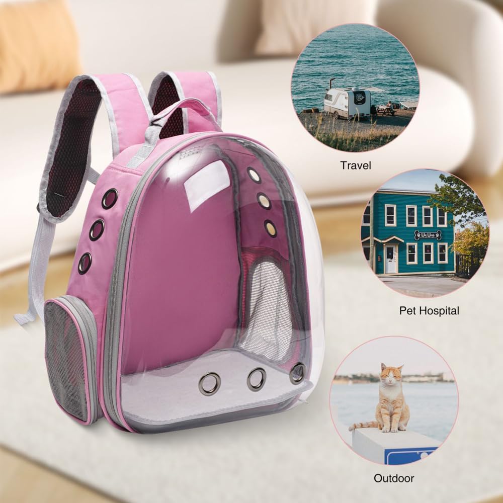 Vivicreate Large Cat Backpack Carrier for Travel and Hiking - image 4