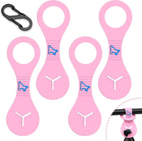 Dog Poop Bag Holder for Leash Waste Bag Carrier Dog Poop Bag - Pink