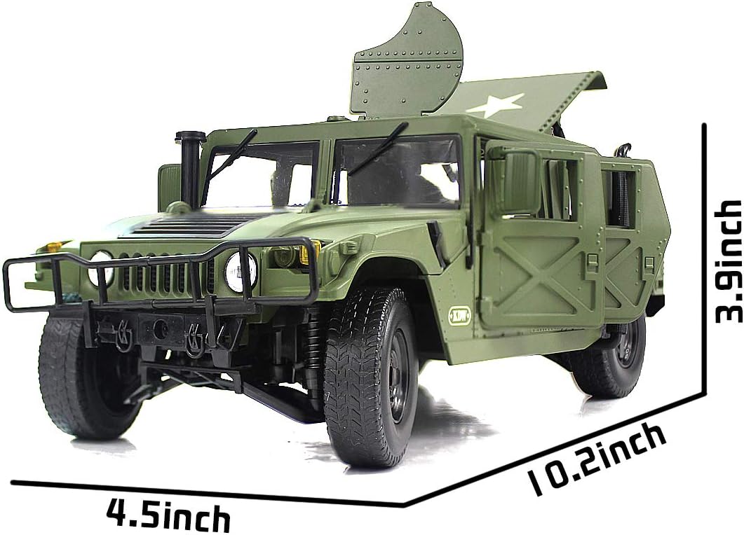 fisca 1/18 Scale Model Car Metal Diecast Military Armored Vehicle - image 2