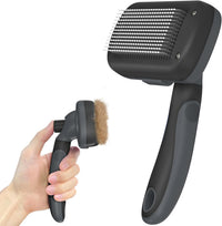 Dipoo Self Cleaning Shedding Brush - Grey