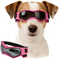 Enjoying Clear Dog Goggles Medium to Large Breed - Stylish Pink / Medium Breeds
