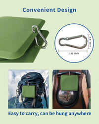 Collapsible Portable 2-in-1 Dog Bowl - Green - image 3