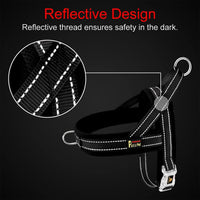 Plutus Pet No Pull Dog Harness with Front Clip - L: chest 25.2"-32.3" / Red - image 4