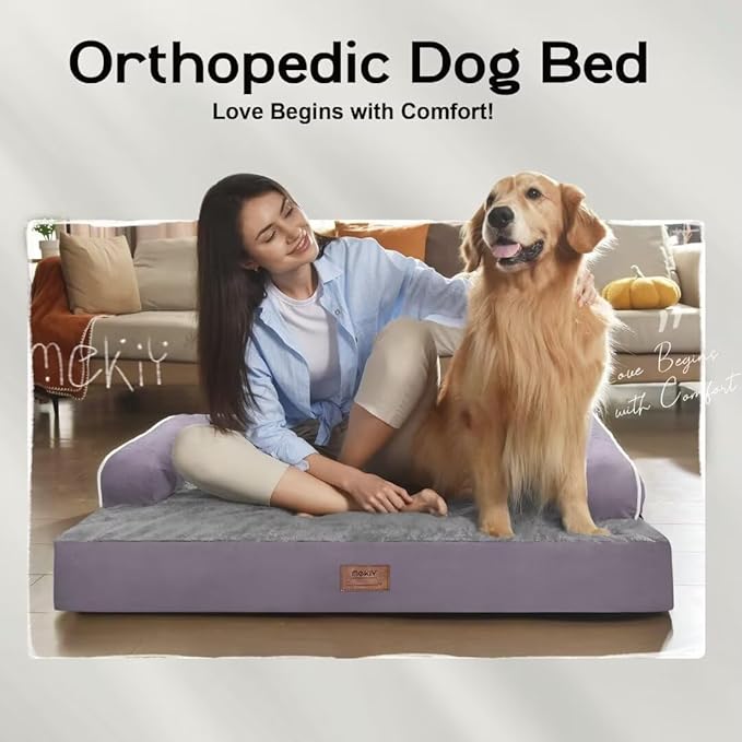 Small Dog Bed and Cat Sofa Waterproof Orthopedic Dog Beds for Small Dogs Cat Bed Comfy Pet Couch Sofa Beds with Washable Removable Cover & Non-Slip Bottom