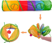 Andiker Cat Tunnel for Indoor Cats - colorful - image 2