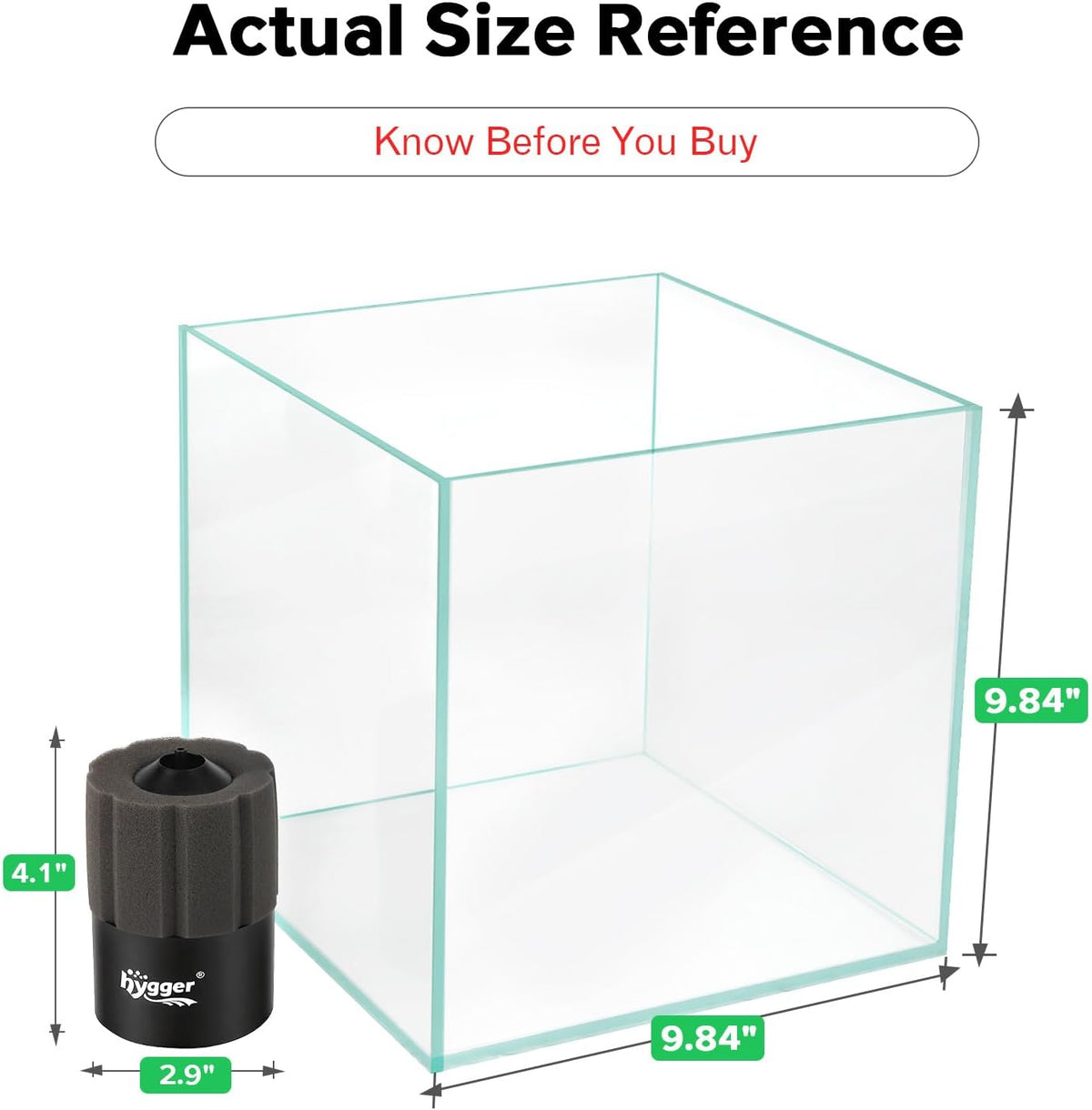 hygger Aquarium Sponge Filter 8-20 Gallon Small Fish Tank Filter - Small - image 3