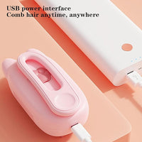 Pet Grooming Brushm,Cat Brush,3 In1 Spray Cat BrushSelf-Cleaning Wet Dog Comb with USB Rechargeable & Water Tank,Suitable for Dogs,Cats to Reduces Flying Hair (Pink)