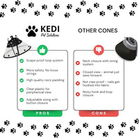 Soft Cone for Cats and Small Dogs - After Surgery Recovery Cat Cones with - Adjustable Non-Irritating Post Operative Comfortable Protective - Cat Cone Collar Soft to Stop Licking