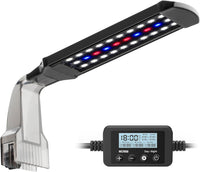 NICREW Clip-on Marine Aquarium Light for Coral Reef Tank – Essentials for Fish - For Plants
