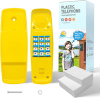 HAPPYPIE Toy Phone for Kids Swing Set Phone Pretend Phones - Yellow
