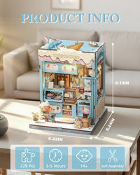 Cutefun Book Nook Kit, Bach Strings Musical Instrument Store - Bella's Ice Cream - image 2
