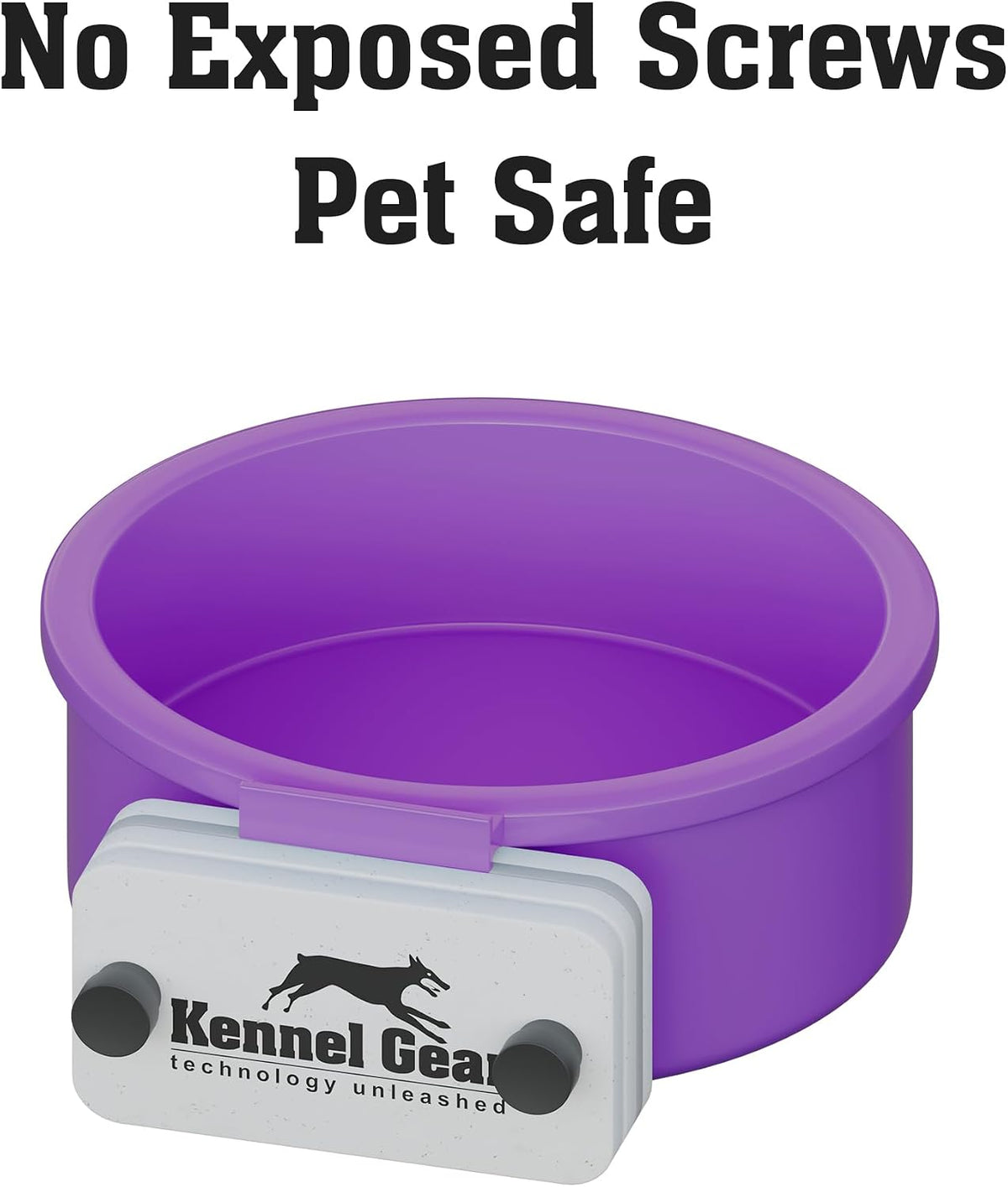 Dog Crate Water Bowl No Spill - Purple - image 4