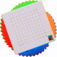 MoYu Meilong 9x9 stickerless speed cube, 74 mm puzzle with bright colored faces - view 4