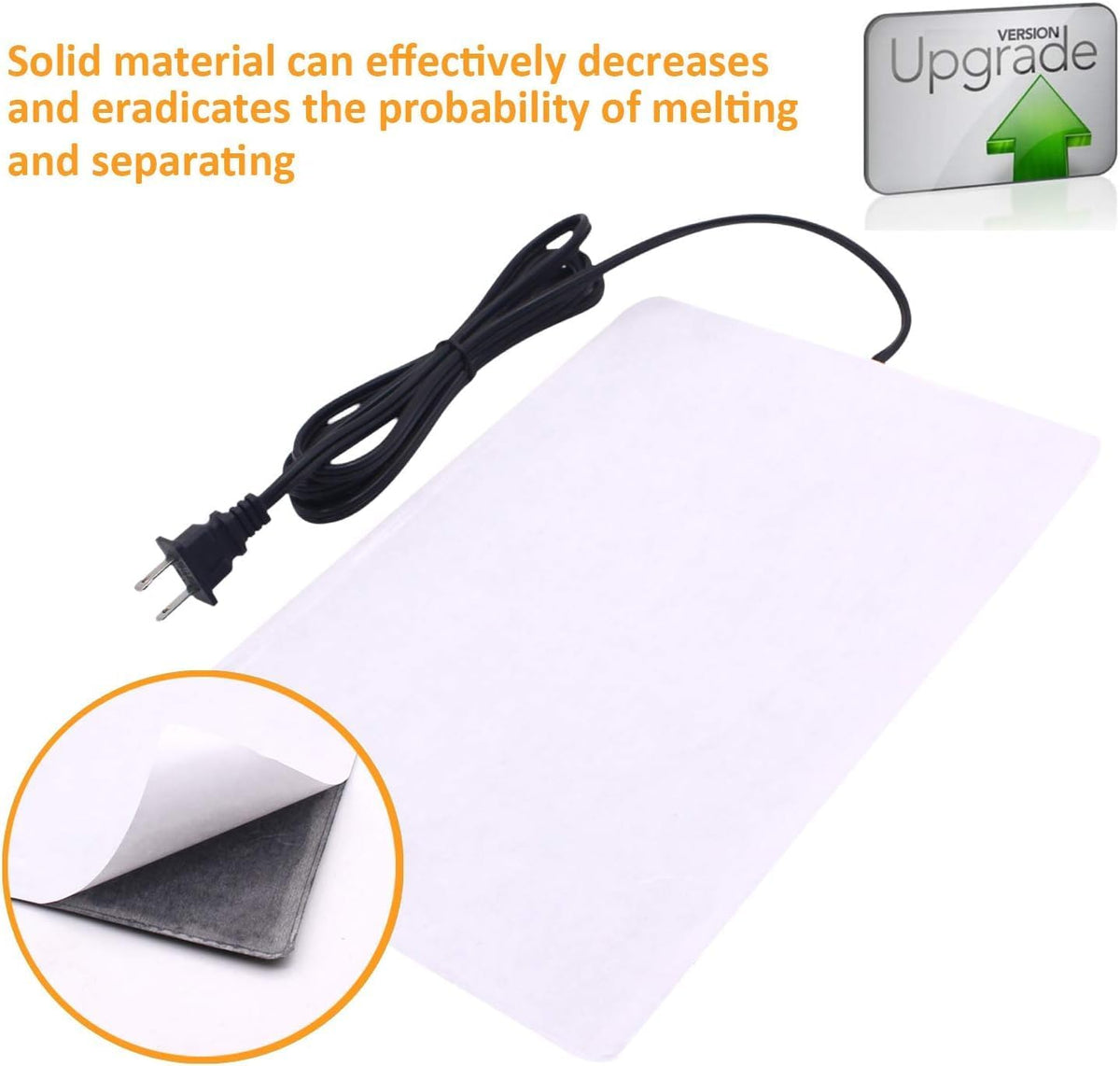 Aiicioo Reptile Heating Pad - 8" X 18"(24W) with Thermostat - image 4
