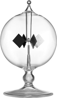 Clear Solar Power Crookes Radiometer Sun Light Energy Glass Windmill
