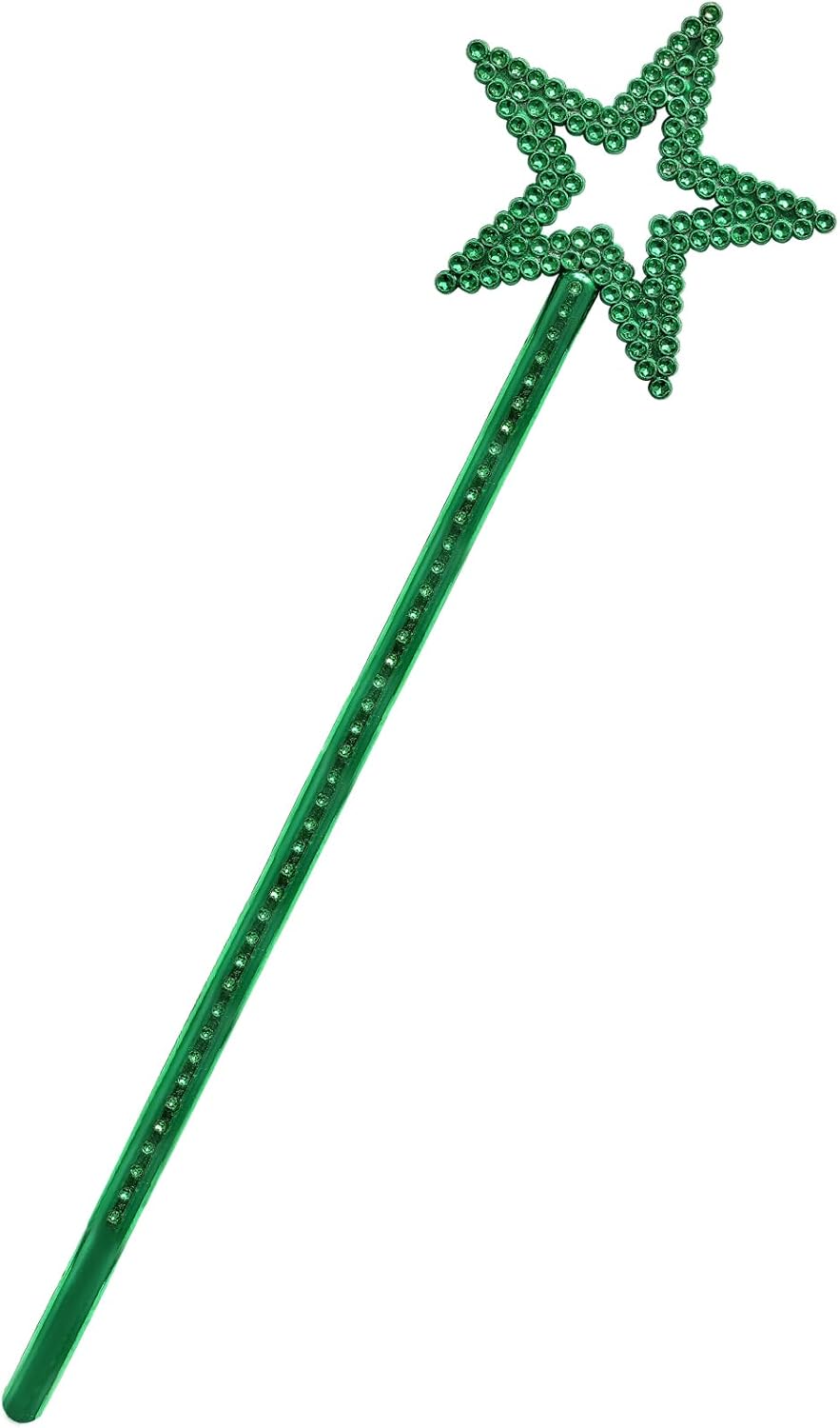 Star magic wand for kids, 13 inch plastic wand with sparkling five-pointed star